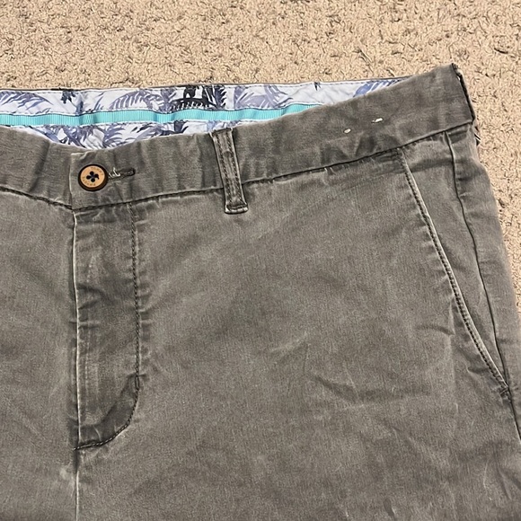 Tommy Bahama cotton chino pants light gray - Picture 3 of 7